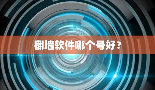 翻墙软件哪个号好？
