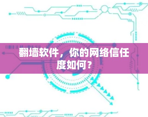 翻墙软件，你的网络信任度如何？