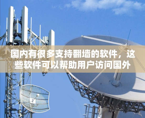 国内有很多支持翻墙的软件，这些软件可以帮助用户访问国外的网站、下载资源等，但需要注意的是，这些软件可能会涉及一些安全和隐私的问题。以下是一些国内支持翻墙的软件及其特点