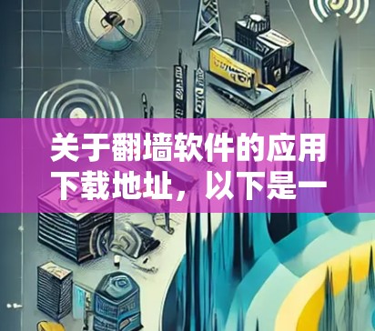 关于翻墙软件的应用下载地址，以下是一些常见的资源来源和下载链接，这些链接通常会在多个网站如百度、百度网盘、微博、微信等提供