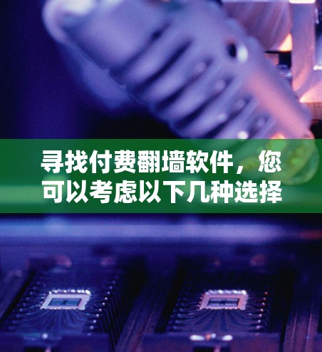 寻找付费<strong>翻墙</strong>软件，您可以考虑以下几种选择，每款软件各有特点，可以根据您的具体需求选择