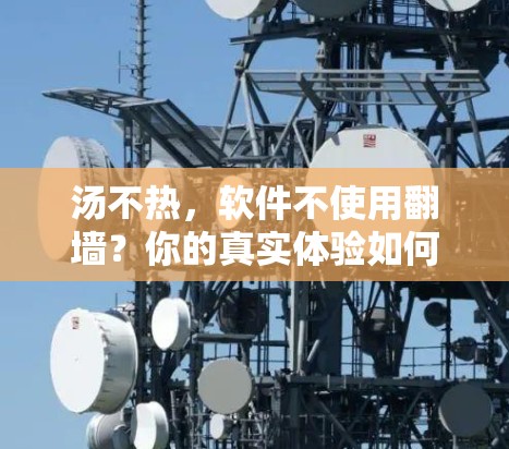 汤不热，软件不使用<strong>翻墙</strong>？你的真实体验如何？