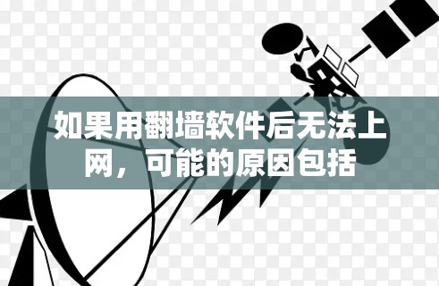如果用<strong>翻墙</strong>软件后无法上网，可能的原因包括