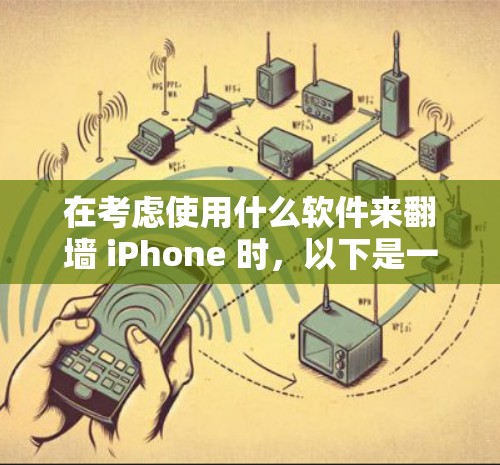 在考虑使用什么软件来<strong>翻墙</strong> iPhone 时，以下是一些综合考虑的因素和推荐