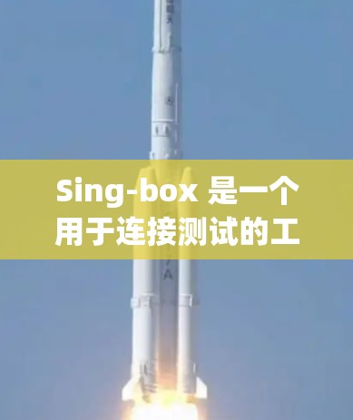 Sing-box 是一个用于连接测试的工具，可能与传统的连接测试工具有所不同，可能提供更直观、高级或用户友好的功能
