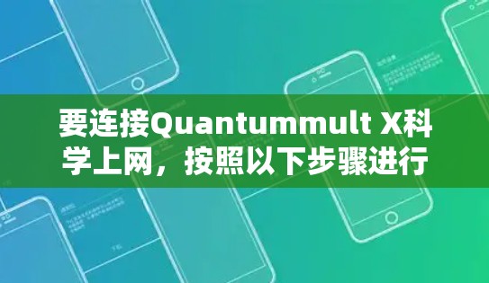 要连接Quantummult X<strong>科学上网</strong>，按照以下步骤进行