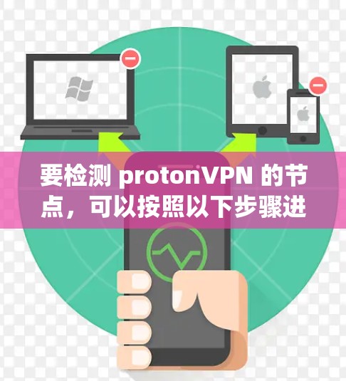 要检测 protonVPN 的节点，可以按照以下步骤进行