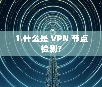 1.什么是 VPN 节点检测? 1.什么是 VPN 节点检测?
