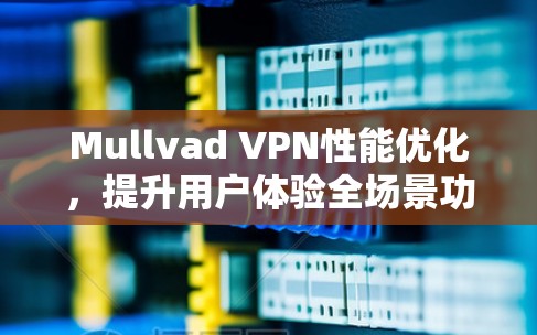 Mullvad VPN性能优化，提升用户体验全场景功能