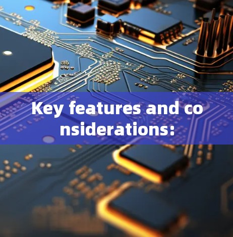 Key features and considerations: