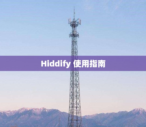 Hiddify 使用指南 Hiddify 使用指南