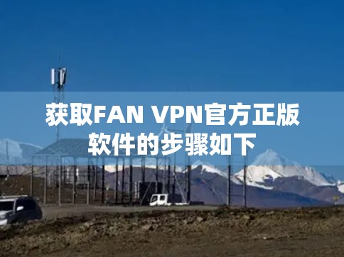 获取FAN VPN官方正版软件的步骤如下