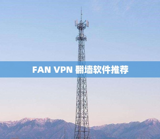 FAN VPN 翻墙软件推荐
