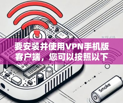 要安装并使用VPN手机版客户端，您可以按照以下步骤操作